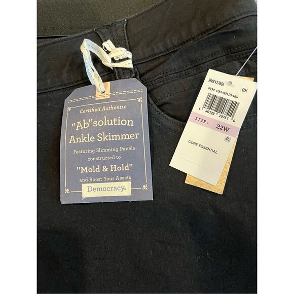 Democracy Women's Plus Size Ab Solution Ankle Skimmer - Picture 4 of 5